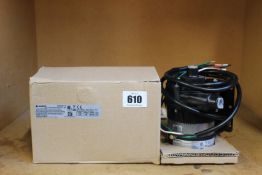 Three Lowara circulation pumps (E10-NSHNDNN2W-01).