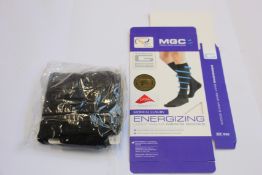 A large quantity of men's as new MGC: Neo G Energizing Daily Wear Socks in black (Approximately
