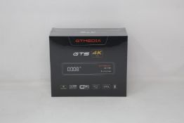Four boxed as new sealed GT Media GTS Android 6.0 TV Box Amlogic S905D Quad Core 2GB 8GB WiFi 4K,