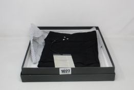 A women's as new Nemozena short sleeve turtle neck sweater in black (M).