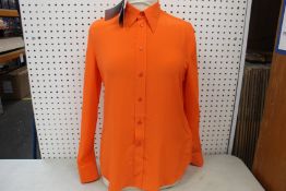 A women's as new Ralph Lauren Collection Hailey silk shirt (Size 0 - RRP €950).