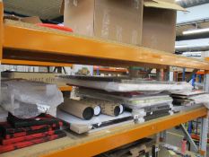 A large quantity of art prints, frames and related items.