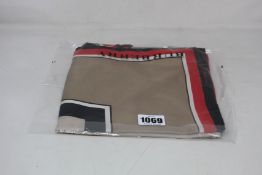 An as new Burberry 8016226 Monogram Icon scarf.