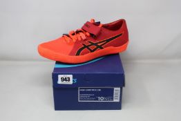 A pair of as new Asics High Jump Pro trainers (UK 9.5).