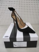 A pair of as new Aquazzura Bow Tie Pump 105 (EU 40).