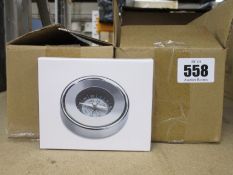 Twenty boxed as new compasses cork reflects silver (4250125429743).