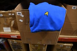 Seven as new Lyle & Scott hoodies in blue (Assorted sizes - RRP £65 each).