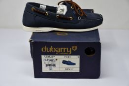 A pair of as new Dubarry of Ireland Port deck shoes in denim (EU 41).