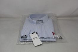 An as new Alexandre Mattiussi Ami shirt in blue/white (T37 - RRP £170).