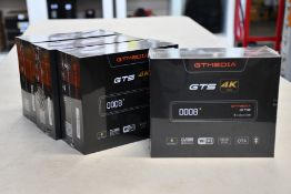 Four boxed as new sealed GT Media GTS Android 6.0 TV Box Amlogic S905D Quad Core 2GB 8GB WiFi 4K,
