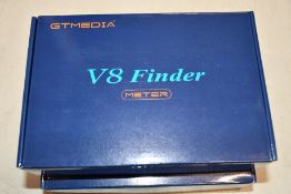 Two boxed as new GTMedia V8 Satellite digital Finder Meters 3.5