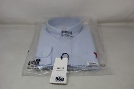 An as new Alexandre Mattiussi Ami Oxford blue shirt (T41 - RRP £160).