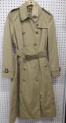 A women's as new Burberry Chelsea trench coat (UK 8 - RRP £1,650).