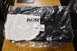 An as new Burton Hilltop jacket in true black (S).