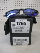 Two boxes of as new Oakley Latch Key sunglasses polished black frame with violet iridium (