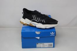 Two pairs of women's as new Adidas Ozweego trainers (UK 4, 4.5).