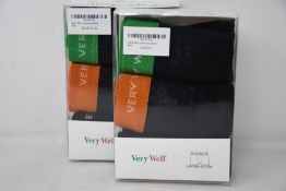 Fifty packs of men's Very Well Underwear low rise trunks (3 pairs per pack).