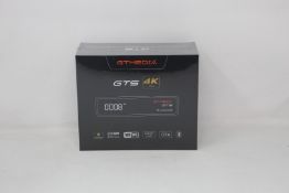 Four boxed as new sealed GT Media GTS Android 6.0 TV Box Amlogic S905D Quad Core 2GB 8GB WiFi 4K,