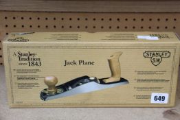 A boxed as new Stanley No.62 Jack Plane.