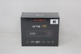Four boxed as new sealed GT Media GTS Android 6.0 TV Box Amlogic S905D Quad Core 2GB 8GB WiFi 4K,