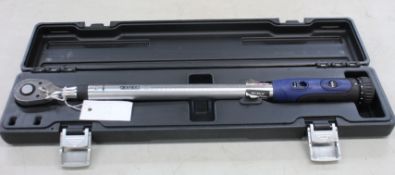 A pre-owned Expert by Facom E100108 1/2? Drive Torque Wrench 40-200Nm.