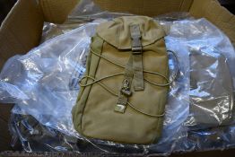 Two as new Viper Tactical Special Ops packs together with five Coyote Stuffa pouches.