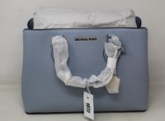 An as new Michael Kors Camille handbag in pale blue.