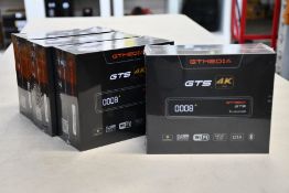 Four boxed as new sealed GT Media GTS Android 6.0 TV Box Amlogic S905D Quad Core 2GB 8GB WiFi 4K,