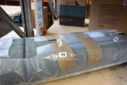 A roll of as new Vitale Barberis Canonico fabric in green (151cm x 36.40m, 62% WV 38% LI, 236.601/