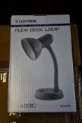 Twenty boxed as new Lloytron 35w 'Classic' Flexi Desk Lamps in white (L958WH).