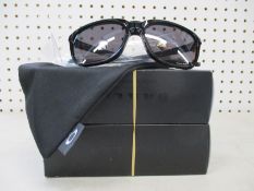 Two boxed of as new Oakley Anorak sunglasses polished black frame with prizm grey lenses (