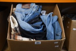 Ten items of assorted as new Hollister clothing to include coat, jacket and jeans.