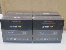 Four boxed as new sealed GT Media GTS Android 6.0 TV Box Amlogic S905D Quad Core 2GB 8GB WiFi 4K,