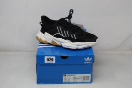 Two pairs of women's as new Adidas Ozweego trainers (UK 4).