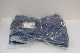 Two as new A.P.C. Ivan pullovers in blue (M, L - RRP £105 each).