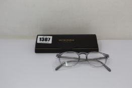 A pair of Oliver Peoples Riley-R glasses frames.