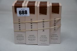 Seven boxed as new Morphe Filter Effect Soft-Focus Foundations (28ml, Deep 33).