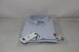 An as new Alexandre Mattiussi Ami shirt in blue/white (T39 - RRP £170).