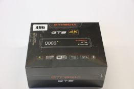 Four boxed as new sealed GT Media GTS Android 6.0 TV Box Amlogic S905D Quad Core 2GB 8GB WiFi 4K,