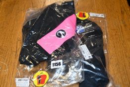 Two sets of women's as new Stolen Goat Fitch Pink Bodyline One bib shorts (S - RRP £98 each).