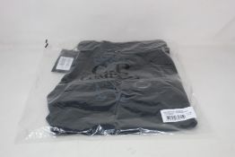 Four pairs of men's as new C.P. Company sweat/jogging Bermuda shorts in black (M, L, XL, XXL -