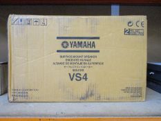 A pair of Yamaha VS4 Surface Mount Speakers.