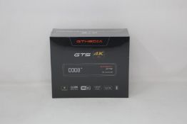 Four boxed as new sealed GT Media GTS Android 6.0 TV Box Amlogic S905D Quad Core 2GB 8GB WiFi 4K,