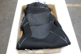 Two as new SRFACE wetsuits (8/M, 12/XL).