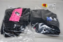 Two sets of women's as new Stolen Goat Fitch Pink Bodyline One bib shorts (M - RRP £98 each).