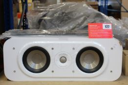 A pre-owned Polk Audio Signature S30 American centre channel speaker (Some damage to casing).