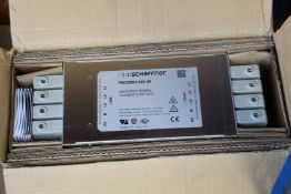 A Schaffner FN3280 120A 3 x 520/300V 50/60Hz, Chassis Mount EMI Filter, Terminal Block 3 Phase.