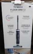 A Tineco Floor One S3 smart cordless vacuum and wash.