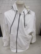 An as new Adidas Stella McCartney full zip hoodie in white (M).