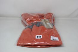 Four as new Gasp Pro Logo T-shirts in flame (M, L, XL, XXL - RRP £49 each).